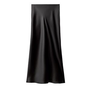 NWT ZARA Satin Effect Midi Skirt | Medium
